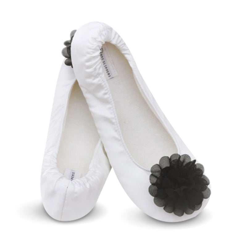 Satin Ballerina Slippers
