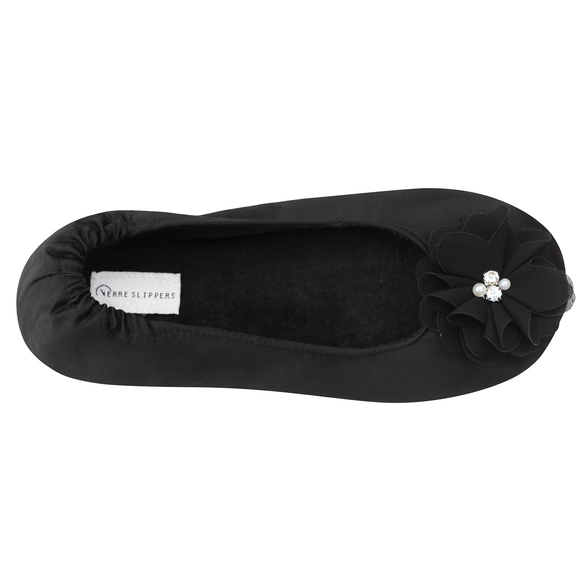 Black Bridesmaid Slippers