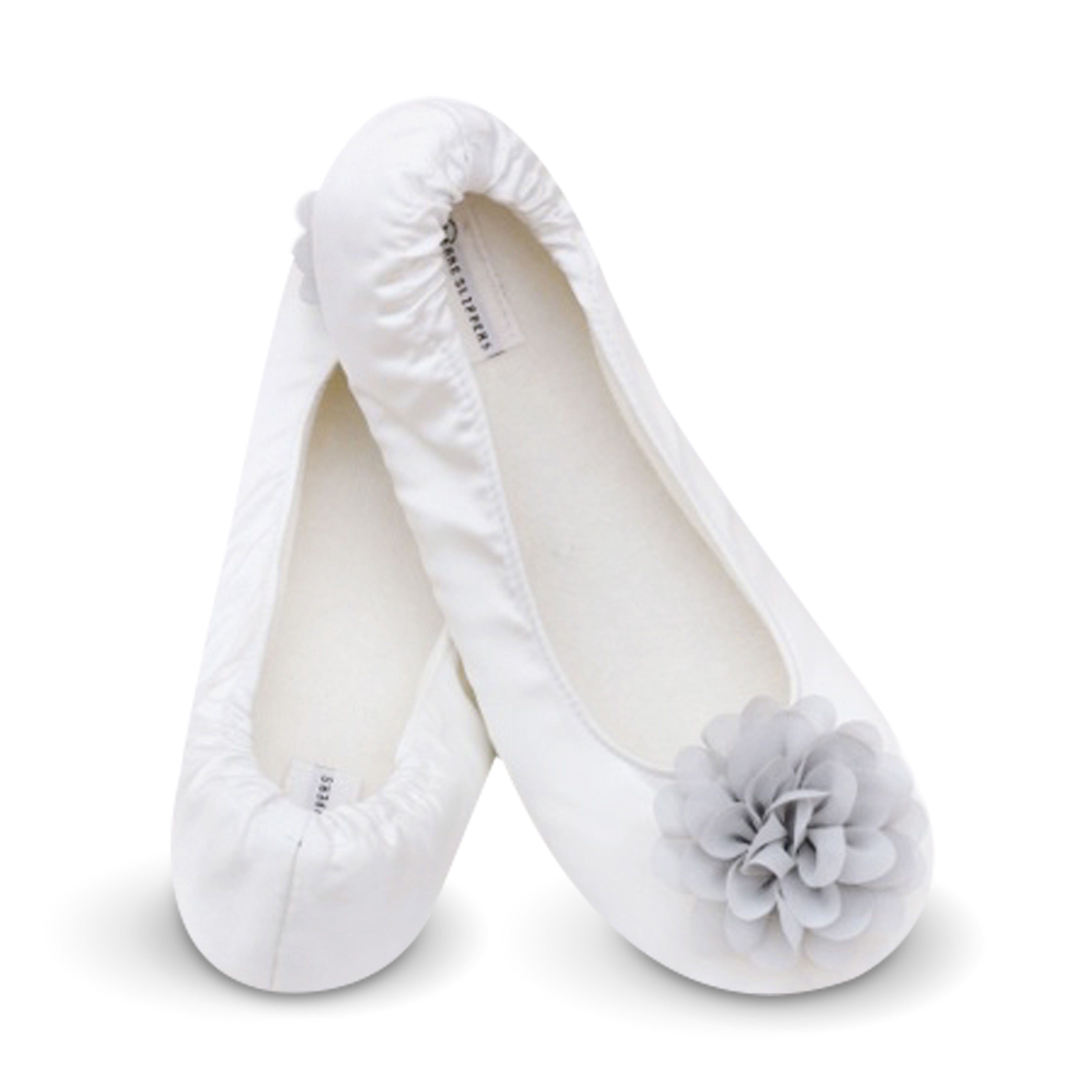 Gray Bridesmaid Slippers 