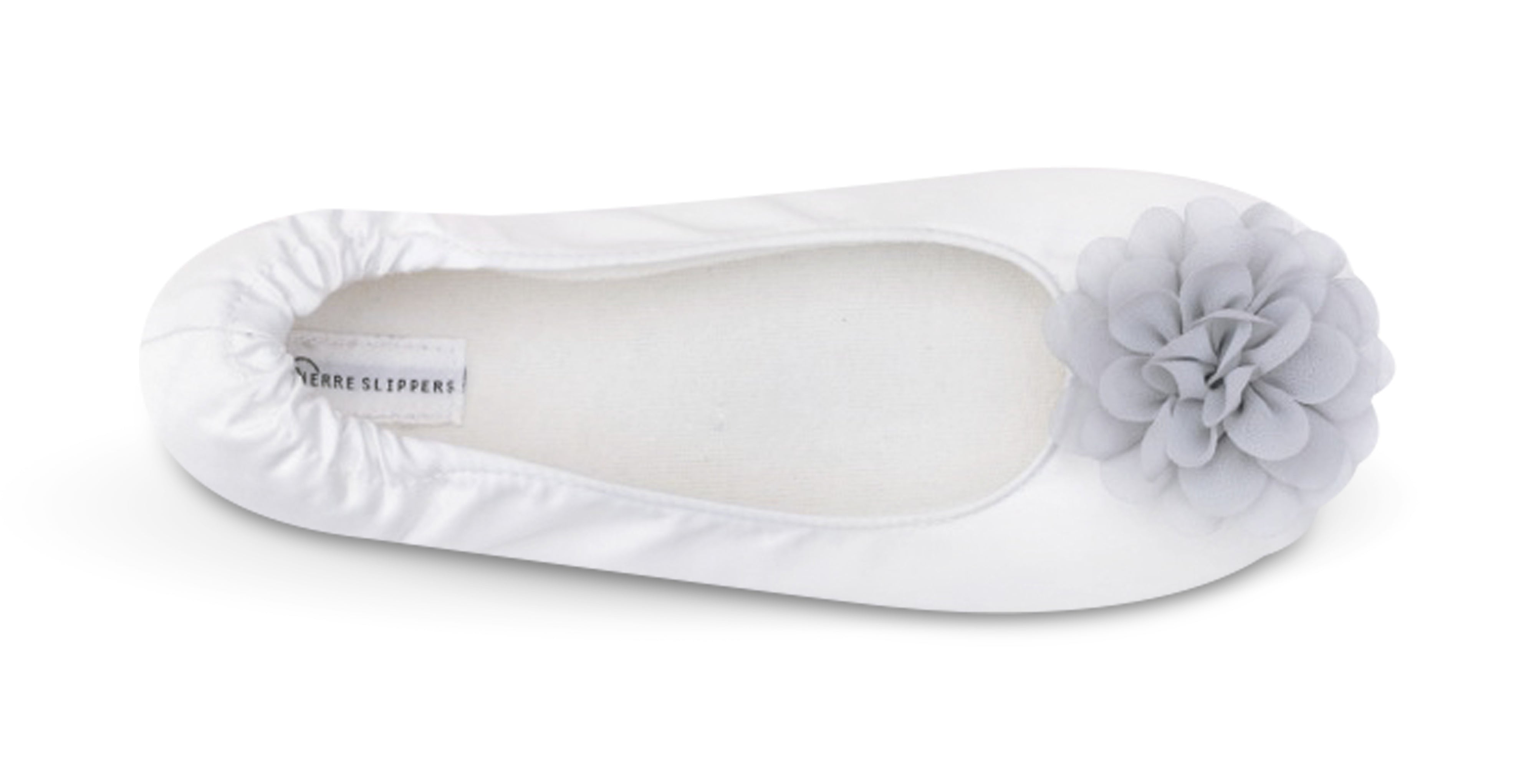 Gray Bridesmaid Slippers 